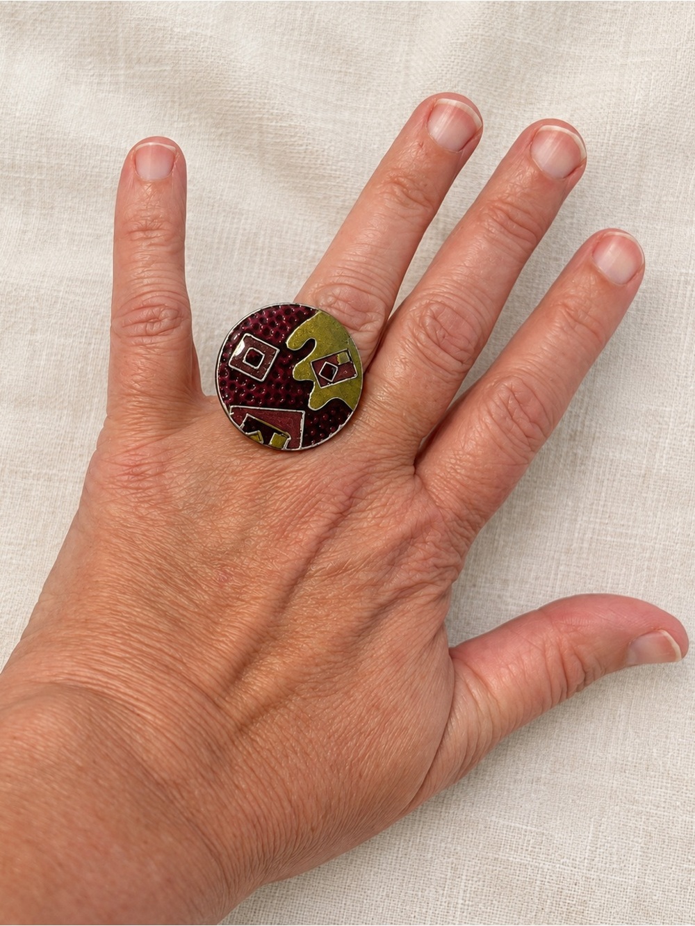 VINTAGE Adjustable Statement Ring